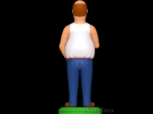 Bill Dauterive - King of the Hill 3D 打印模型