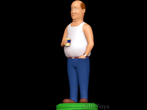 Bill Dauterive - King of the Hill 3D Print Model