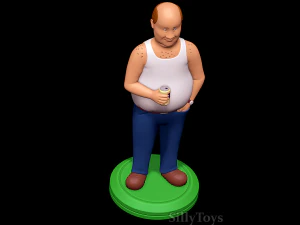 Bill Dauterive - King of the Hill 3D Print Model