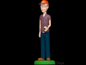 Dale Gribble &ndash; K&ouml;nig des H&uuml;gels 3D Druckmodell