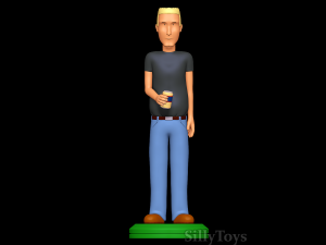 Jeff Boomhauer - King of the Hill 3D 프린트 모델