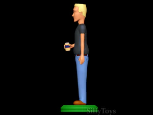 Jeff Boomhauer - King of the Hill 3D Print Model