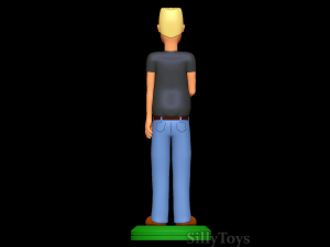 Jeff Boomhauer - King of the Hill 3D 프린트 모델