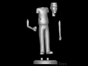 Jeff Boomhauer - King of the Hill 3D Print Model