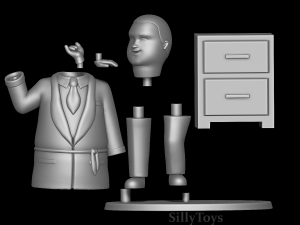 Fancy Bobby Hill - King of the Hill Model Cetak 3D