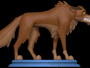 Angry Balto 3D-printmodel