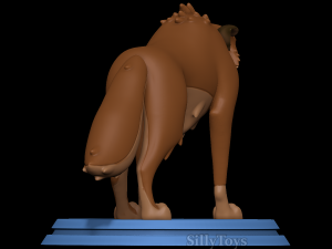 Angry Balto 3D-printmodel