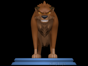 Angry Balto 3D-printmodel