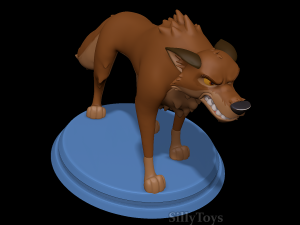 Angry Balto 3D-printmodel