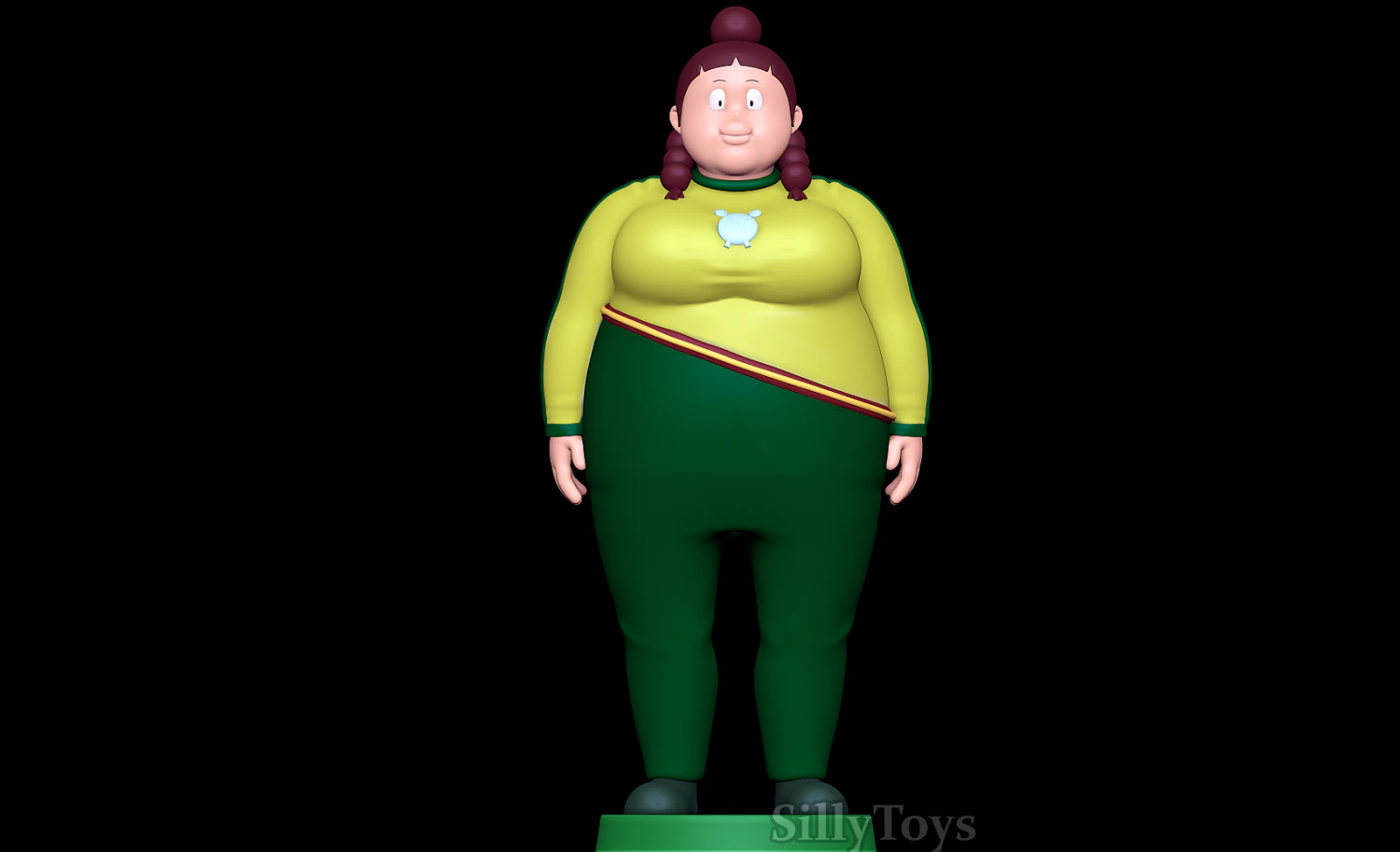 Couchpo with Yolkian outfit - Edens Zero 3D Print Model .c4d .max .obj .3ds .fbx .stl .blend 