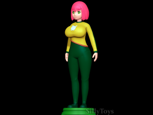 Hanabata Yolkian outfit - Immoral Guild 3D Baskı Modeli