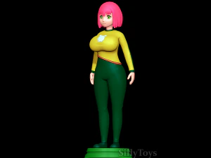 Hanabata Yolkian outfit - Immoral Guild 3D Print Model