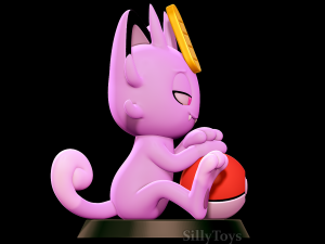 Alolan Meowth - Pokemon 3D print model 3D Print Model