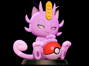 Alolan Meowth - Pokemon 3D print model 3D Print Model