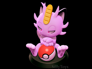 Alolan Meowth - Pokemon 3D print model 3D Print Model