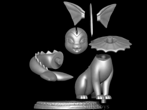 Vaporeon - Pokmon 3D Print Model