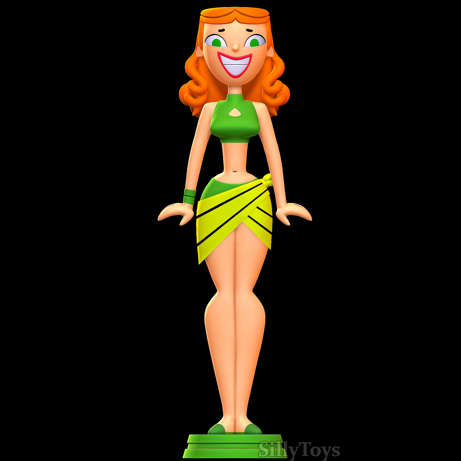 Izzy - Total Drama 3D Print Model .c4d .max .obj .3ds .fbx .stl .blend 
