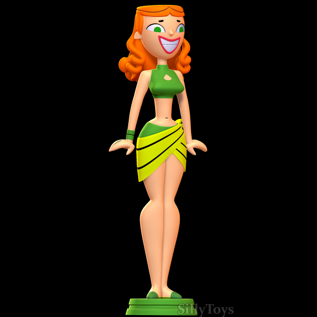 Izzy - Total Drama 3D Принт Модель In Женщина 3DExport