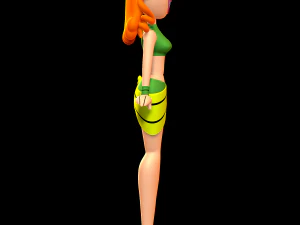 Izzy - Total Drama 3D Print Model