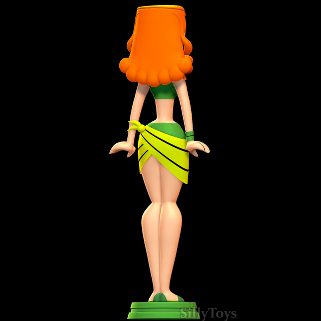 Izzy - Total Drama 3D Принт Модель In Женщина 3DExport