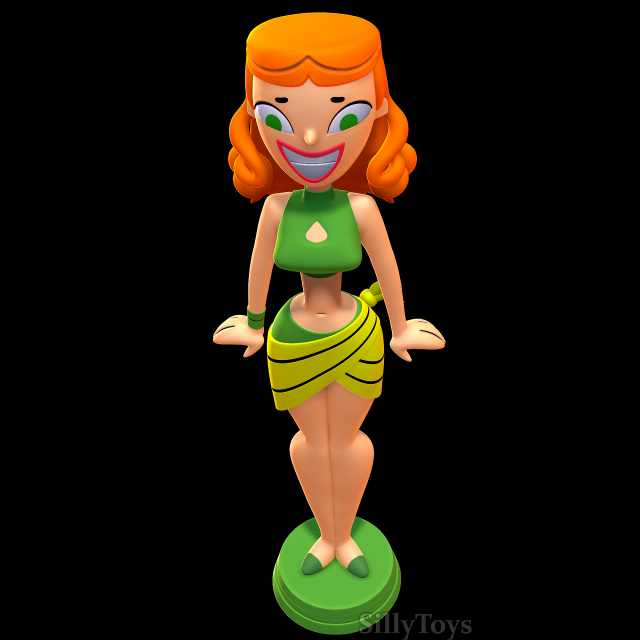 Izzy - Total Drama 3D Принт Модель In Женщина 3DExport