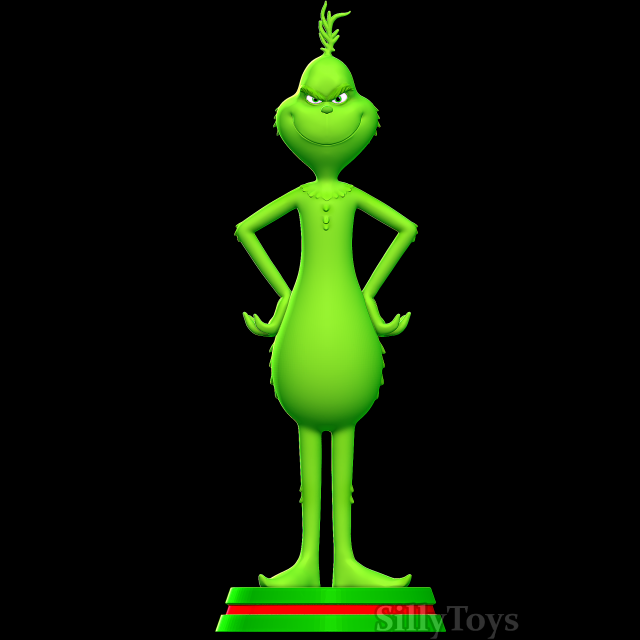 Grinch Modèles 3D en vedette .c4d .max .obj .3ds .fbx .stl .blend 