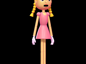 Pinocchio Girl - Shrek 3D-printmodel