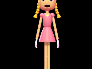 Pinocchio Girl - Shrek 3D Print Model