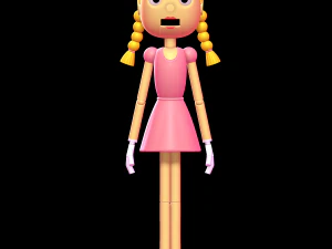 Pinocchio Girl - Shrek 3D Print Model