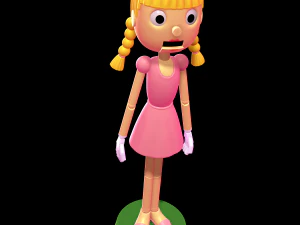 Pinocchio Girl - Shrek 3D Print Model