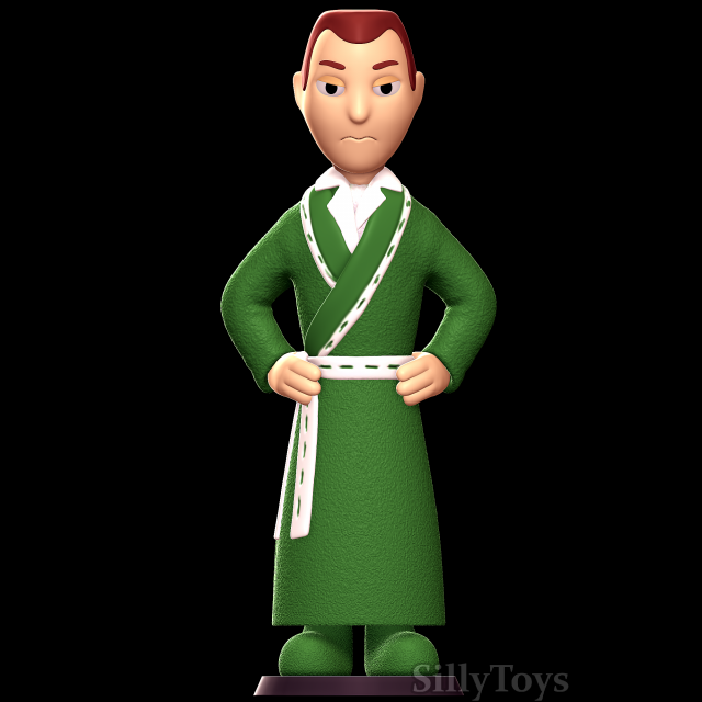 Clay Puppington - Moral Orel 3Dプリントモデル .c4d .max .obj .3ds .fbx .stl .blend 