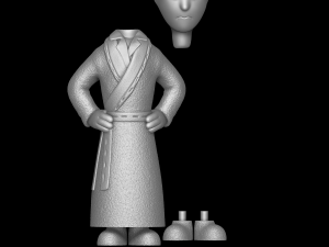Clay Puppington - Moral Orel 3Dプリントモデル