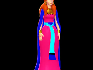 女王 3D 打印模型