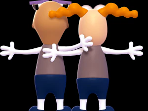 Walter and Perry 3D Print Model
