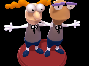 Walter and Perry Modelo de impresión 3D