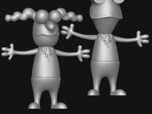 Walter and Perry 3D Print Model