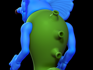 Brat-A-Rat - Filmations Ghostbusters Model Cetak 3D