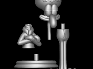 Squilliam Fancyson - 海绵宝宝 3D 打印模型