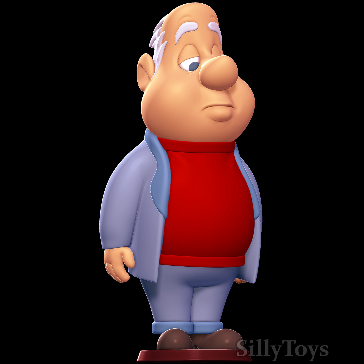 Pip - Animaniacs 3D 3D Print Model .c4d .max .obj .3ds .fbx .stl .blend 