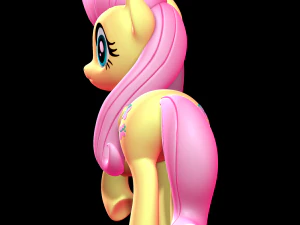 Fluttershy - My Little Pony Friendship Is Magic 3D Print Model