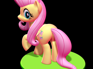 Fluttershy - My Little Pony Friendship Is Magic Modèles 3D en vedette
