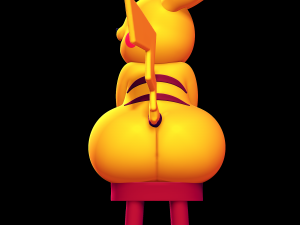 Pikachu Sitting on a Stool Modello di stampa 3D