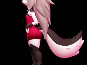 Loona with Dress - Helluva Boss 3D Print Model