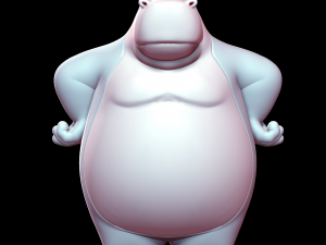 Flavio Hippo - Animaniacs 3D-Druckmodell
