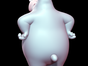 Flavio Hippo - Animaniacs 3D-Druckmodell