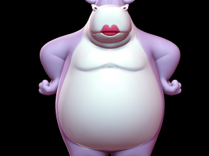 Marita Hippo - Animaniacs 3D Baskı Modeli