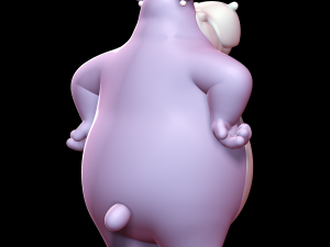 Marita Hippo - Animaniacs 3D Baskı Modeli