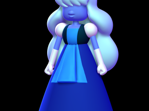 Sapphire - Steven Universe 3D Принт Модель