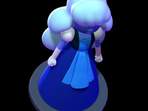 Sapphire - Steven Universe 3D Print Model