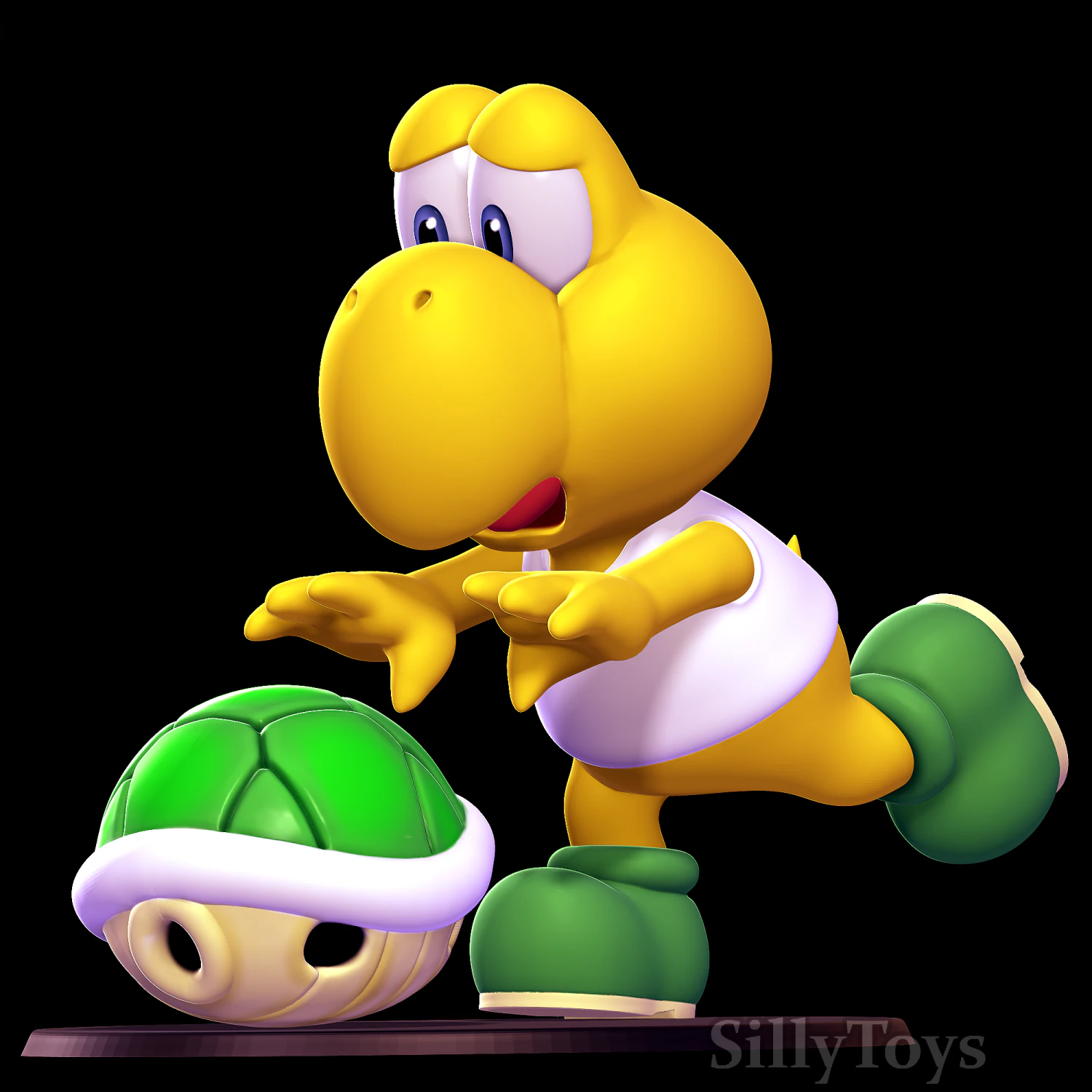 Koopa Troopa - Mário Modelo de Impressão 3D .c4d .max .obj .3ds .fbx .stl .blend